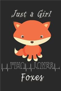 Just a girl who loves Foxes journal