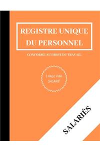 Registre Unique Du Personnel - Salaries