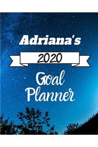 Adriana's 2020 Goal Planner: 2020 New Year Planner Goal Journal Gift for Adriana / Notebook / Diary / Unique Greeting Card Alternative