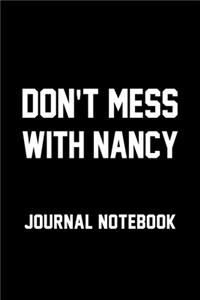 Don't Mess With Nancy Notebook Perfect for Journal, Doodling, Sketching and Notes Book With Blank Numbered Pages, 126 Pages 6