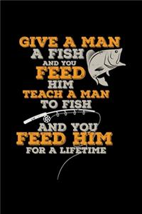 Man fish feed for a lifetime
