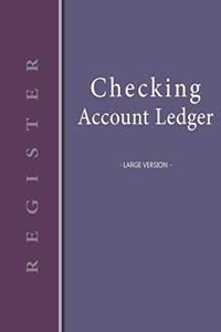 Checking account ledger - Large version
