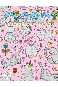 Fluffy Cats Coloring Book: For all ages And people who like cats .Practice concentration and imagination