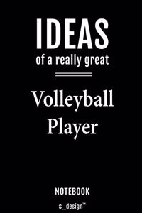 Notebook for Volleyball Players / Volleyball Player