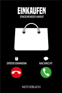Einkaufen Eingehender Anruf