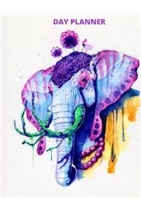 2020 Day Schedual and Planner With Magic Elephent Art Work For Positive Energy
