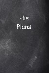2020 Daily Planner For Men His Plans Chalkboard Style 388 Pages