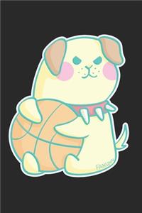 Basketball Dog Notebook