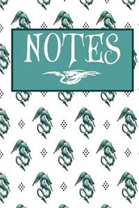 GREEN DRAGON - a lined journal