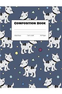 Composition Book Wide Ruled 7.44