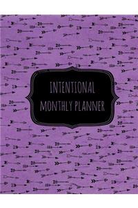 Intentional Monthly Planner: 2019 Intention Setting Workbook with Prompts and Reflection Pages