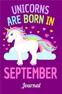 Unicorns Are Born in September Journal