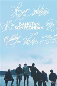 Kpop Bangtan Boys Fansign for Bts Army Notebook