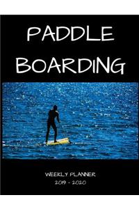 Paddle Boarding 2019 - 2020 Weekly Planner