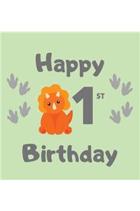 First birthday guest book (Hardcover)