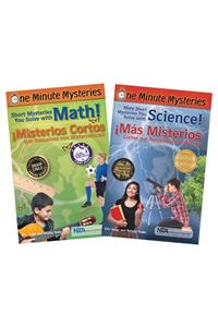 Bilingual Science and Math Mysteries Book Set / Conjunto de Libros Bilingües: Misterios de Ciencias Y Matemáticas