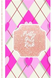 Pretty Girls Rock- Diamonds Calm: Blank Journal/Folio Insert/Travelers Notebook Inserts/Diary/Unruled Journal