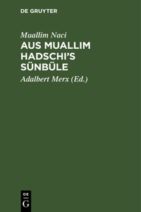 Aus Muallim Hadschi's Sünbüle