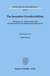 Das Besondere Gewaltverhaltnis
