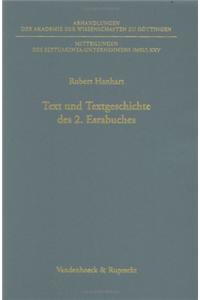 Text Und Textgeschichte Des 2. Esrabuches