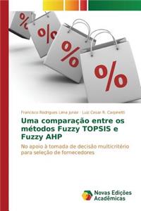 Uma comparação entre os métodos Fuzzy TOPSIS e Fuzzy AHP