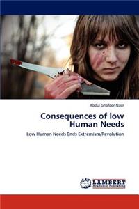 Consequences of low Human Needs