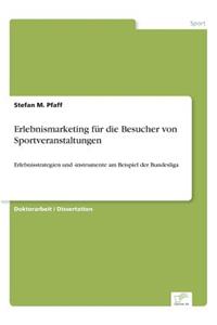 Erlebnismarketing für die Besucher von Sportveranstaltungen