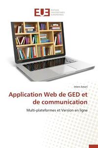 Application Web de GED Et de Communication