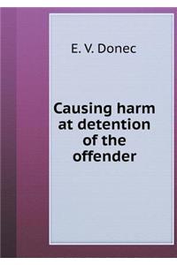 Causing Harm at Detention of the Offender