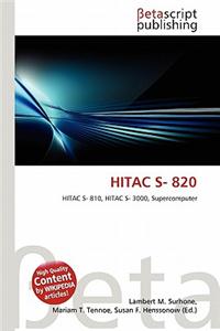 Hitac S- 820
