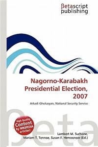 Nagorno-Karabakh Presidential Election, 2007