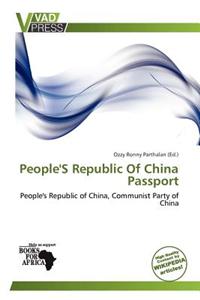 People's Republic of China Passport