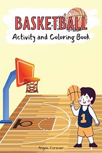 Basketball Activity and Coloring Book