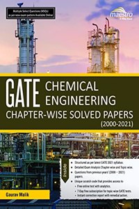 Wiley's Gate Chemical Engineering Chapter - Wise Solved Papers (2000 - 2021)