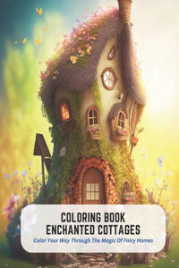Coloring Book Enchanted Cottages