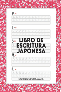 Libro de Escritura Japonesa Ejercicios de Hiragana