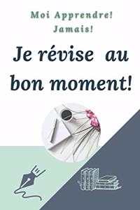Moi apprendre! Jamais! Je révise au bon moment !