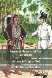 Personal Memoirs of P. H. Sheridan