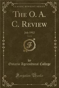 The O. A. C. Review, Vol. 24