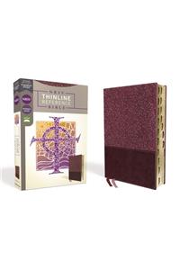 NRSV, Thinline Reference Bible, Leathersoft, Burgundy, Thumb Indexed, Comfort Print