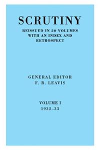 Scrutiny: A Quarterly Review 20 Volume Paperback Set 1932-53