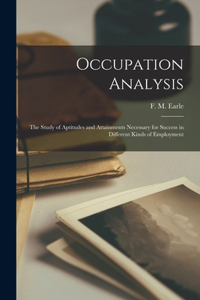 Occupation Analysis
