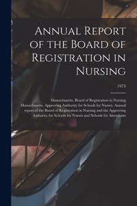 Annual Report of the Board of Registration in Nursing; 1973