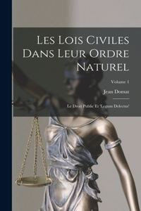 Les Lois Civiles Dans Leur Ordre Naturel