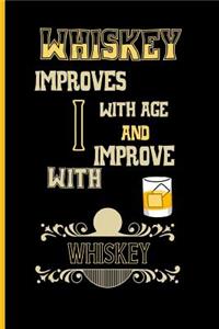 whiskey improves with age and i improve with whiskey