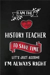 I am the History Teacher