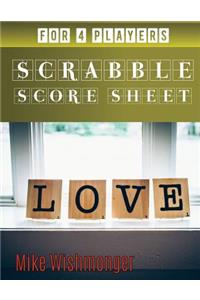 Scrabble Score Sheet