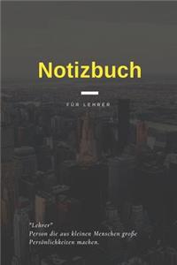 Notizbuch für Lehrer