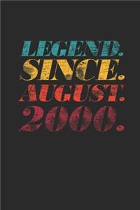 Legend Since August 2000