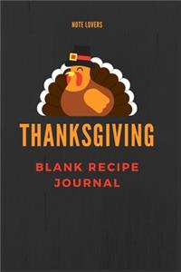 Thanksgiving Recipe Notebook